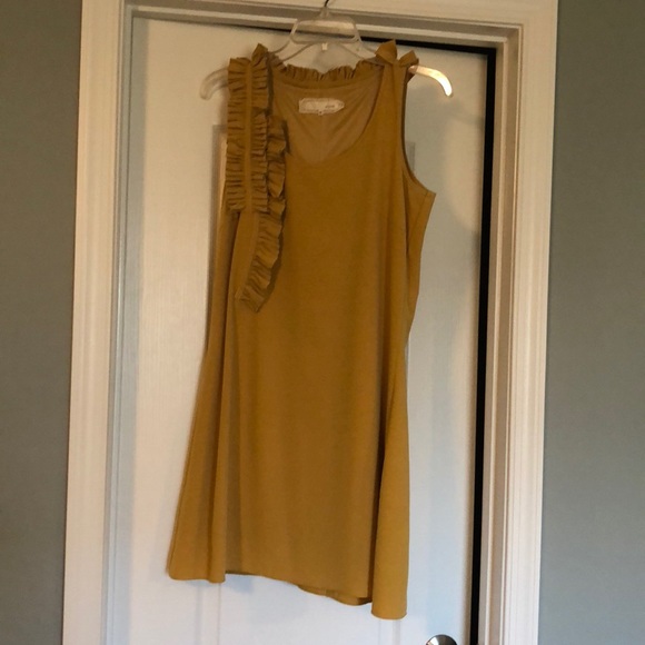a’reve Dresses & Skirts - Boutique mustard yellow vintage dress